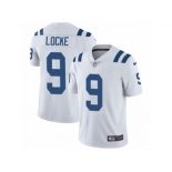 Men's Nike Indianapolis Colts #9 Jeff Locke Vapor Untouchable Limited White NFL Jersey