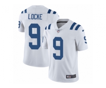 Men's Nike Indianapolis Colts #9 Jeff Locke Vapor Untouchable Limited White NFL Jersey