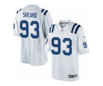 Men's Nike Indianapolis Colts #93 Jabaal Sheard Limited White NFL Jersey