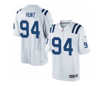 Men's Nike Indianapolis Colts #94 Margus Hunt Limited White NFL Jersey