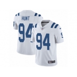 Men's Nike Indianapolis Colts #94 Margus Hunt Vapor Untouchable Limited White NFL Jersey