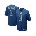 Nike Indianapolis Colts #1 Pat McAfee Royal Blue Team Color Men's Stitched NFL Limited Strobe Jersey