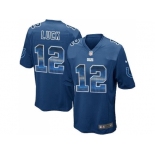 Nike Indianapolis Colts #12 Andrew Luck Royal Blue Team Color Men's Stitched NFL Limited Strobe Jersey