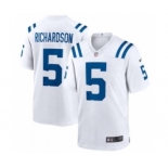 Nike Indianapolis Colts #5 Anthony Richardson White Vapor Untouchable Limited Stitched NFL Jersey