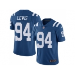 Nike Indianapolis Colts #94 Tyquan Lewis Royal Blue Men Stitched NFL Limited Rush Jersey