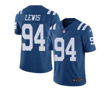 Nike Indianapolis Colts #94 Tyquan Lewis Royal Blue Men Stitched NFL Limited Rush Jersey