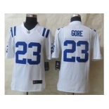 nike jerseys indianapolis colts #23 frank gore white [limited]