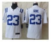 nike jerseys indianapolis colts #23 frank gore white [limited]