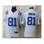 nike jerseys indianapolis colts #81 andre johnson white [limited]