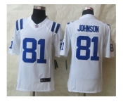 nike jerseys indianapolis colts #81 andre johnson white [limited]