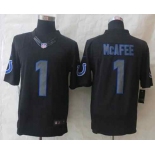 nike nfl jerseys indianapolis colts #1 mcafee black[nike impact limited]