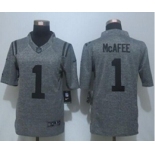 nike nfl jerseys indianapolis colts #1 mcafee gray[nike Limited]