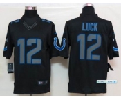 nike nfl jerseys indianapolis colts #12 luck black[nike limited]