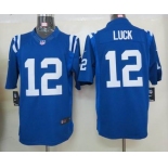 nike nfl jerseys indianapolis colts #12 luck blue[nike limited]