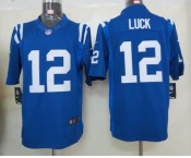 nike nfl jerseys indianapolis colts #12 luck blue[nike limited]