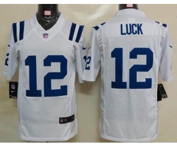 nike nfl jerseys indianapolis colts #12 luck white[nike limited]