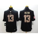 nike nfl jerseys indianapolis colts #13 hilton black[salute to service limited]