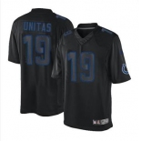 nike nfl jerseys indianapolis colts #19 unitas black[nike impact limited]