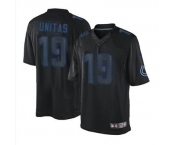 nike nfl jerseys indianapolis colts #19 unitas black[nike impact limited]