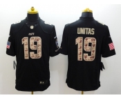 nike nfl jerseys indianapolis colts #19 unitas black[salute to service limited]