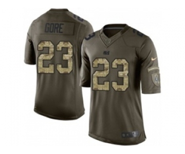 nike nfl jerseys indianapolis colts #23 gore army green[nike Limited Salute To Service]