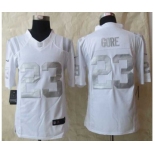 nike nfl jerseys indianapolis colts #23 gore white platinum[nike Limited]