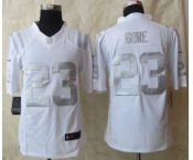 nike nfl jerseys indianapolis colts #23 gore white platinum[nike Limited]