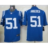 nike nfl jerseys indianapolis colts #51 angerer blue[nike limited]