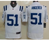 nike nfl jerseys indianapolis colts #51 angerer white[nike limited]