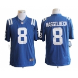 nike nfl jerseys indianapolis colts #8 hasselbeck blue[nike limited]