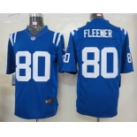 nike nfl jerseys indianapolis colts #80 fleener blue[nike limited]