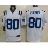 nike nfl jerseys indianapolis colts #80 fleener white[nike limited]