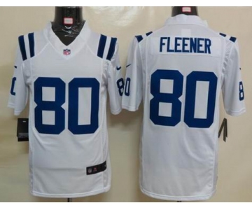 nike nfl jerseys indianapolis colts #80 fleener white[nike limited]