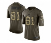 nike nfl jerseys indianapolis colts #81 johnson army green[nike Limited Salute To Service][johnson]