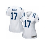 Women Nike Indianapolis Colts #17 Kamar Aiken Game White NFL Jersey