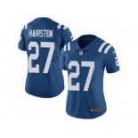 Women Nike Indianapolis Colts #27 Nate Hairston Royal Blue Team Color Vapor Untouchable Limited Player NFL Jersey