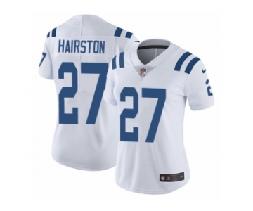 Women Nike Indianapolis Colts #27 Nate Hairston White Vapor Untouchable Limited Player NFL Jersey