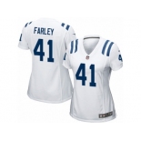 Women Nike Indianapolis Colts #41 Matthias Farley Game White NFL Jersey