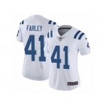 Women Nike Indianapolis Colts #41 Matthias Farley White Vapor Untouchable Limited Player NFL Jersey