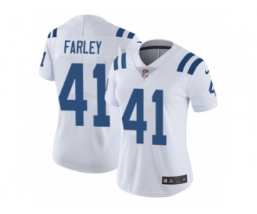 Women Nike Indianapolis Colts #41 Matthias Farley White Vapor Untouchable Limited Player NFL Jersey