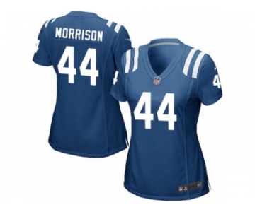 Women Nike Indianapolis Colts #44 Antonio Morrison Game Royal Blue Team Color NFL Jersey