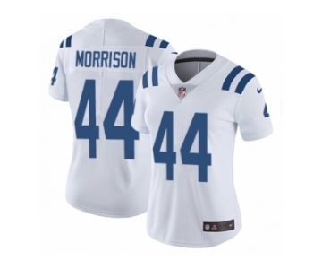 Women Nike Indianapolis Colts #44 Antonio Morrison White Vapor Untouchable Limited Player NFL Jersey