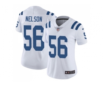 Women Nike Indianapolis Colts #56 Quenton Nelson White Stitched NFL Vapor Untouchable Limited Jersey