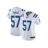 Women Nike Indianapolis Colts #57 Kemoko Turay White Stitched NFL Vapor Untouchable Limited Jersey