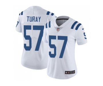 Women Nike Indianapolis Colts #57 Kemoko Turay White Stitched NFL Vapor Untouchable Limited Jersey