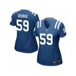 Women Nike Indianapolis Colts #59 Jeremiah George Game Royal Blue Team Color NFL Jersey