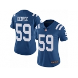 Women Nike Indianapolis Colts #59 Jeremiah George Royal Blue Team Color Vapor Untouchable Limited Player NFL Jersey