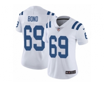 Women Nike Indianapolis Colts #69 Deyshawn Bond White Vapor Untouchable Limited Player NFL Jersey