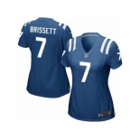 Women Nike Indianapolis Colts #7 Jacoby Brissett Game Royal Blue Team Color NFL Jerse