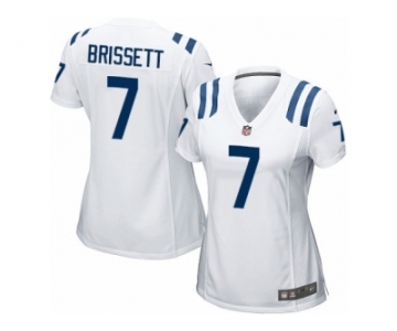 Women Nike Indianapolis Colts #7 Jacoby Brissett Game White NFL Jersey